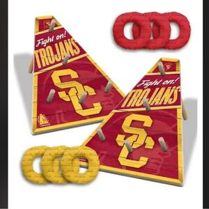Ring Bag Game NCAA USC Trojans New In Box 2 Boards, 6 Bags
